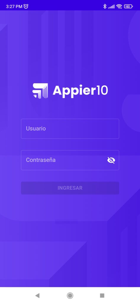 login appier10 mobile